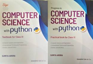 Computer Science With Python Textbook For Class 11th Sumita Arora