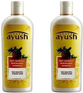 Lever Ayush ANTI HAIRFALL BHRINGRAJ SHAMPOO 2X175ML (PACK OF 2)