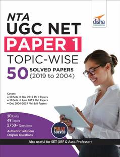 Nta UGC Net Paper 1 Topic-Wise 50 Solved Papers
