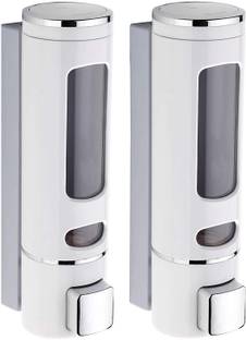 KKD Capsule White ( Set of 2 ) 400 ml Gel, Lotion, Soap, Shampoo Dispenser