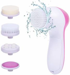 primil 5 in 1 Electric Body Face Wash Machine Pore Cleaner Beauty Massager Brush Set Body Beauty Care 5 in 1 facial Body Facial Massager combo Massager Massager
