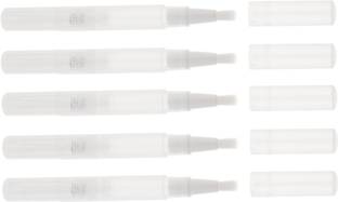 Power Up 5Pcs 3ML Empty Twist Pen with Brush Travel Portable Tube Cuticle Oil/Nail Polish/Teeth Whitening Gel/Eyelash Growth/Lip Gloss Container