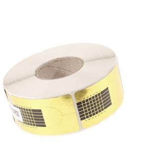 Power Up 500Pcs Self-adhesiv Nail Art Extension Guide Forms For Acrylic UV Gel Tips