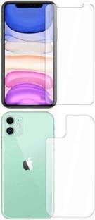 Firstkart Front and Back Tempered Glass for Apple iPhone 11