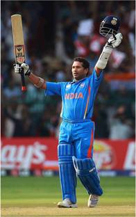 Sachin Tendulkar Wall Poster For Room With Gloss Lamination M68 Paper Print