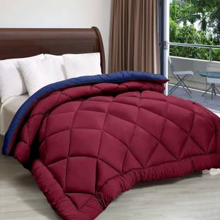 CHICERY Solid Double Comforter for  Mild Winter