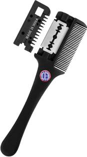 ईयर लोब एंड एक्सेसरीज़़ A Quality Barber Styling Razor Comb Hairdressing Tool 1pcs