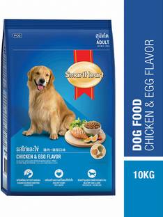 smart heart ADFCE10 Chicken, Egg 10 kg Dry Adult Dog Food