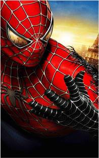 Spider Man Wall Poster For Room With Gloss Lamination M3 Paper Print