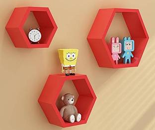 TechHark MDF (Medium Density Fiber) Wall Shelf