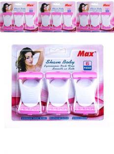 MAX 6 in 1 shave body blades, Men & Women