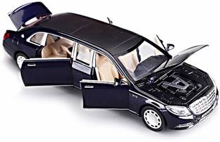 Bestie Toys Metal pullback Mercedes Benz maybach S650 car openable doors with sound&lightCar