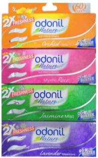 Odonil Multi Blocks Nature Air Freshner (Pack of 4) Different Fragnance.