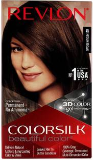 Revlon Colorsilk 3d Color Gel Technology , 4N Medium Brown