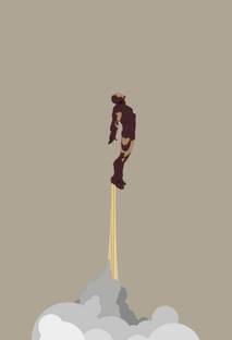 Tony Starc Powers Ranger Paper Print