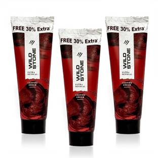 Wild Stone Ultra Sensual Shaving Cream Pack of 3 (78 g each)