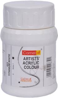 Camel Kokuyo Artist Acrylic Colour jar 500ml titanium White 423