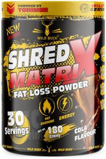 WILD BUCK Shred Matrix For Weight Loss,High Energy,Metabolism Booster & Appetite Suppression
