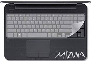 MIZUNA Silicone Keyboard Protector Keyguard Skin cover For 15.6 Inches All Laptops (Transparent) All Laptop Keyboard Skin