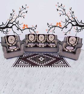 moninfinity Cotton Floral 3+2 Seater Sofa Cover