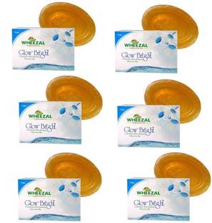 WHEEZAL Glow Bright Calendula with Berberies Glycerine Bar 75 g each [ Pack of 6]