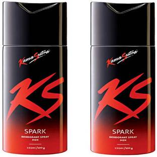 KS KamaSutra KS SPARK 200 ML DEODORANT PACK OF 2 Perfume - For Men Deodorant Spray  -  For Men