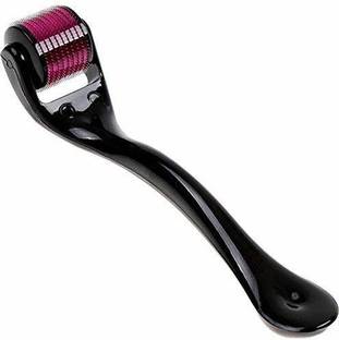 R A Products Dermaroller 0.5mm with 540 Titanium Alloy Needles Facial Cleanser System & Brush