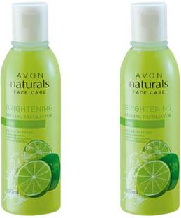 AVON Naturals Lime Peeling Exfoliator 100 ML (Pack of 2) Face Wash