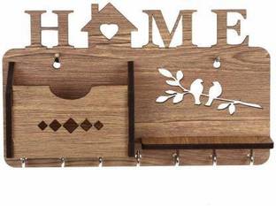 Arpita Crafts Beautiful Home Written Wooden Key Holder For Your Home Wood Key Holder