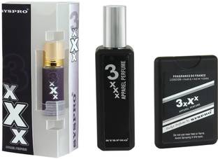 Syspro XXX perfume 100ml with 8 ml perfume and 16ml pocket perfume Perfume  -  124 ml