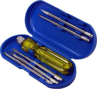 NSV 5 Blades Combination Screw Driver Set with Tester Combination Screwdriver Set