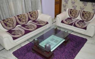 House Attire Polycotton Floral 3+2 Seater Sofa Cover