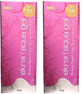 KLM LABORATORIES Sunscreen - SPF 50 PA+++ EKRAN AQUA GEL (2 PCS)