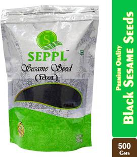 seppl Black Sesame Seeds - 500gms (Kala Til ) Sesame Seeds