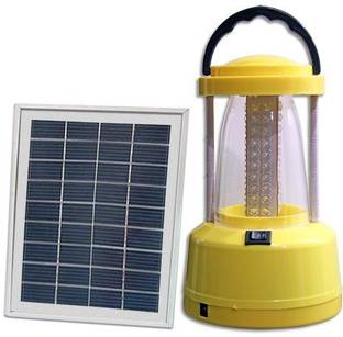 SOLAR UNIVERSE INDIA ABS Plastic Solar LED Lantern with Solar Panel, Electricity Charger & Mobile Charger 3 hrs Lantern Emergency Light
