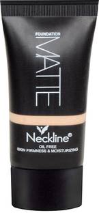 Neckline Oil Free Matte Foundation-Oil Free Long Lasting Base Foundation