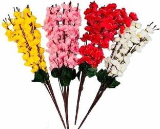KAYKON Multicolor Orchids Artificial Flower