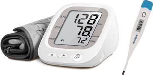 NISCOMED PW-218 Fully Automatic Digital Blood Pressure Monitor Fully Automatic Digital Blood Pressure Monitor with Digital Thermometer Bp Monitor