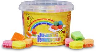 acme products Jujube Rainbow(Marshmallow & Jelly candy) Lychee,Rasberry,Orange,Pineapple Marshmallow
