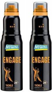 Engage Tickle Deo Spray Deodorant Spray  -  For Men