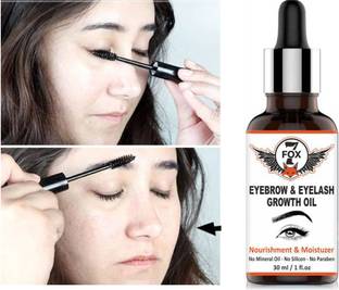7 FOX 100% Pure Eyebrow & Eyelashes Growth Oil-Enriched with Natural Ingredients-30ML 30 ml