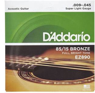 D'ADDARIO Acoustic EZ 890 Guitar String