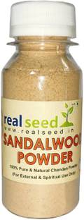 Real Seed Pure Natural Premium Sandal Wood Powder Chandan Powder for Tika / Tilak / Tilaka 30 Grams