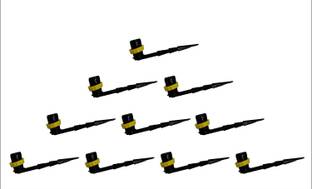 VK Sarvottam Rain Irrigation System Endcap with Anchor (Pack of 10)-40 MM Hose Connector