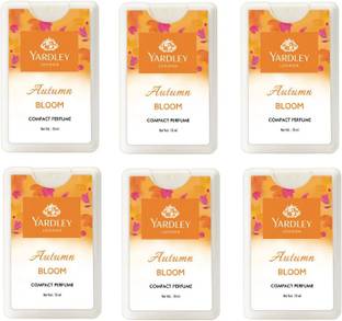Yardley London 6 Autumn Bloom Compact Perfume, 18 ml each (Pack of 6) Perfume  -  108 ml