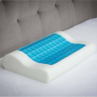 HAIYUN Memory Foam, Foam, Gel Sleeping Pillow Pack of 1 Solid