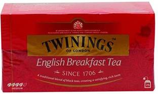 TWININGS English Breakfast Tea 25 Tea Bags Tea Bags Box
