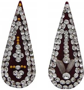 Vama Fashions Wedding Bridal Bindis Dulhan Bindi Tilak Sticker Forehead Multicolor Bindis