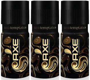 AXE Dark Temptation Deodorant Spray - For Men 150*3 (450 ml) Body Spray  -  For Men