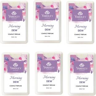 Yardley London 6 Morning Dew Compact Perfume, 18 ml each (Pack of 6) Perfume  -  108 ml